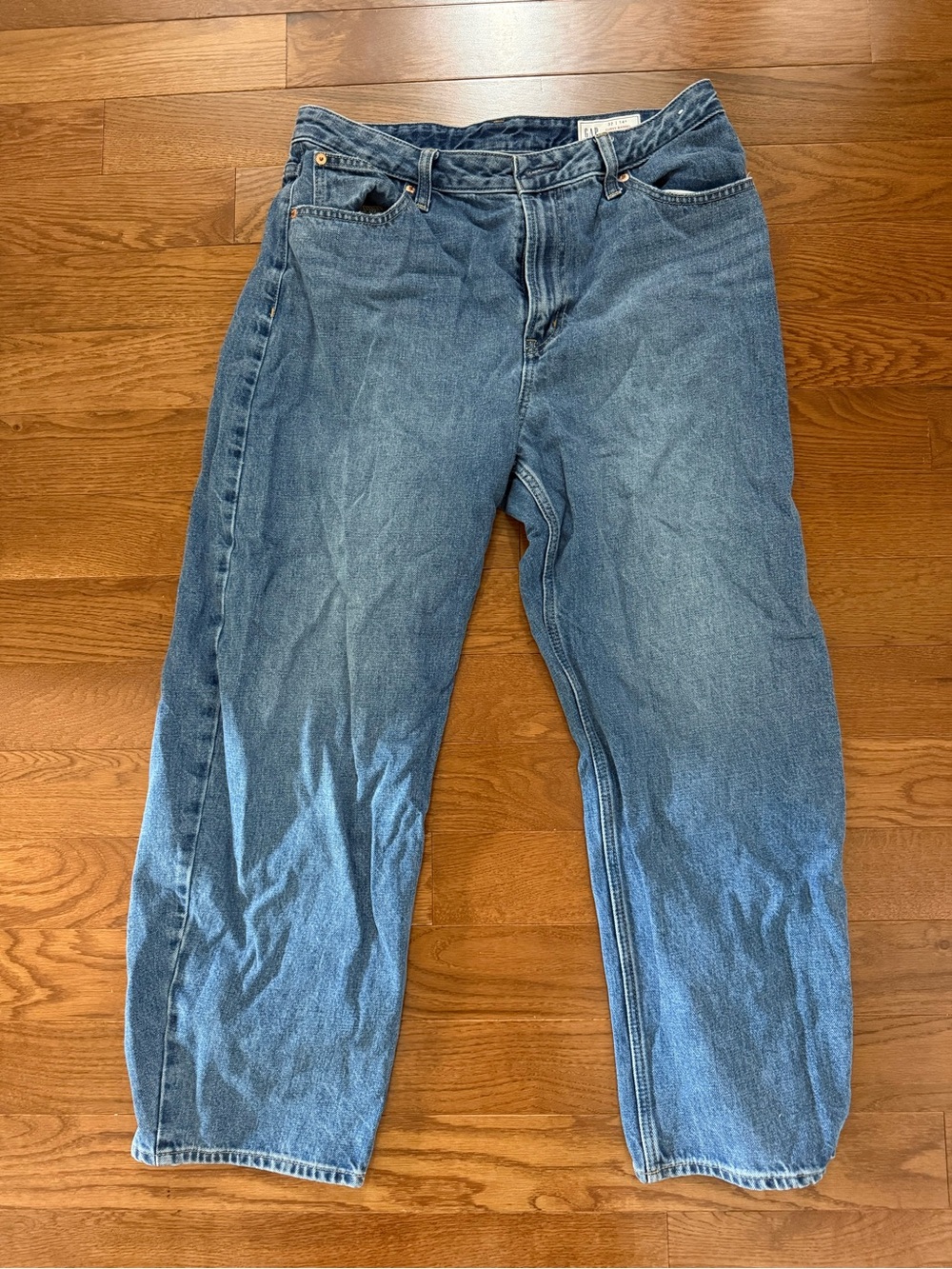 GAP Curvy Barrel High Rise Jeans